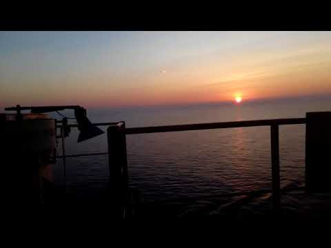 Sunrise with Om mantra