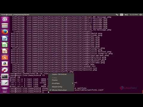 How to install Wolf CMS in Ubuntu 16.04 | LinuxHelp Tutorials