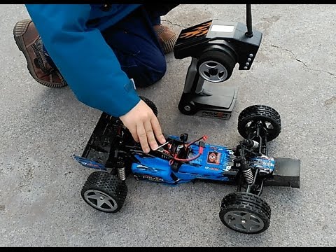 Vídeo COCHE RC para niños. My ELECTRIC CAR toys for children kids game. WAVE RUNNER RTR
