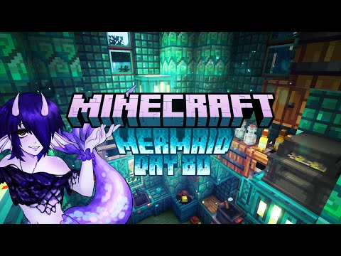 Unbelievable! Cooking for Real Mermaids in Minecraft?! 🧜‍♀️ - 80 Days