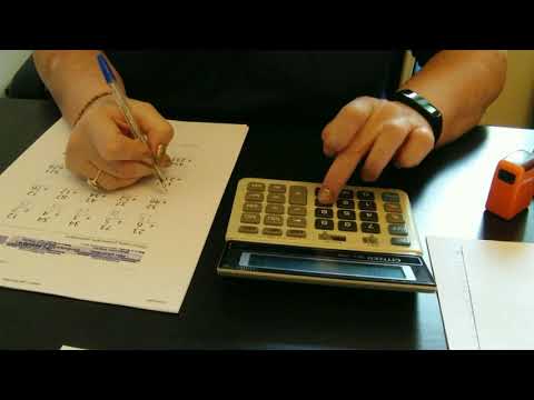 ASMR/Counting on the calculator/