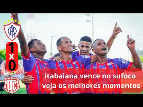 FUI VER DORENSE X ITABAIANA CAMPEONATO SERGIPANO 2023