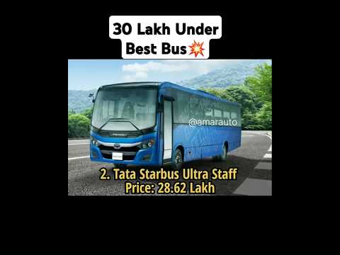 Top 5 Bus Under 30 Lakhs In India #shorts #shortvideo #car #trending #bus #mahindrabus #tatabus
