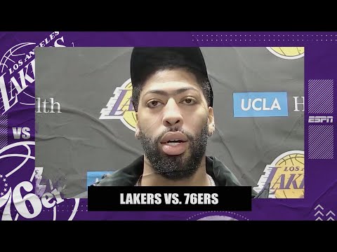 安東尼-戴維斯在湖人隊輸給76人隊的比賽中的表現｜NBA on ESPN (Anthony Davis on the Lakers' narrow loss to the 76ers | NBA on ESPN)