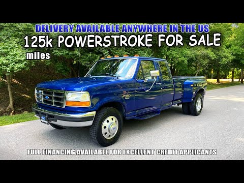 7.3 Powerstroke OBS For Sale: 1997 Ford F-350 XLT Diesel Dually With Only 125k Miles!