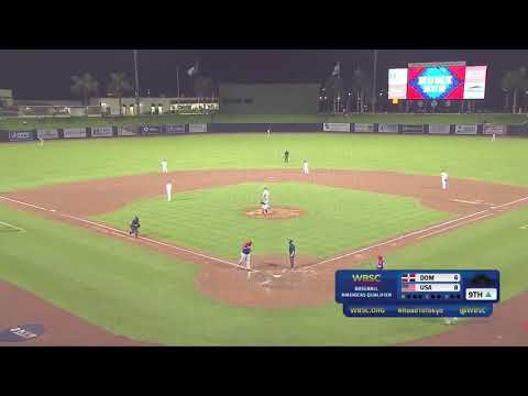 HIGHLIGHTS Dominican Republic v USA - Baseball Americas Qualifier