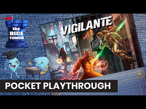 Vigilante Board Game  - Pocket Playthrough with Stella & Tarrant