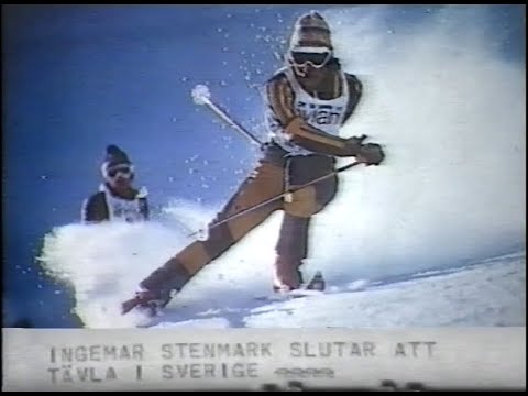 TV-Nytt - Ingemar Stenmark Slutar Att Tävla I Sverige (SVT 1978)