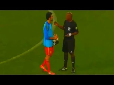Arbeloa turns into a Goalkeeper - South Africa vs. Spain