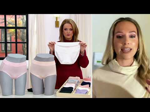 Breezies Set of 3 Modern Cotton Brief or Hi-Cut Panties on QVC