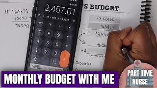 CREATING MY MAY 2021 MONTHLY BUDGET: May Budget Setup | Part Time Psych Nurse | KeAmber Vaughn