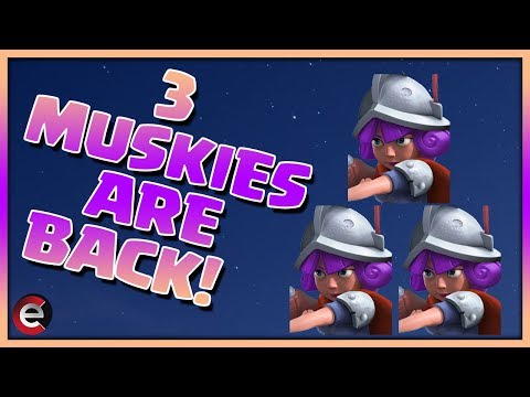 3 MUSKETEERS ARE BACK! Amazing new ghost deck! Clash Royale