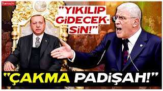 Müsavat Dervişoğlu Erdoğan'a açtı ağzını yumdu gözünü! "Çakma padişah! Yıkılıp gideceksin!"