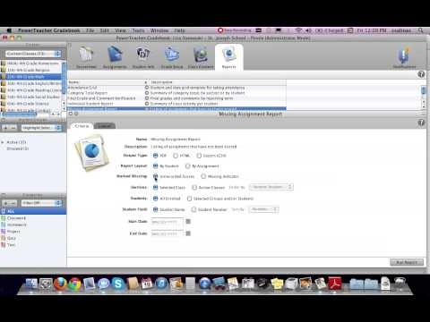 Quick Tech Tip Missing Assignment Report