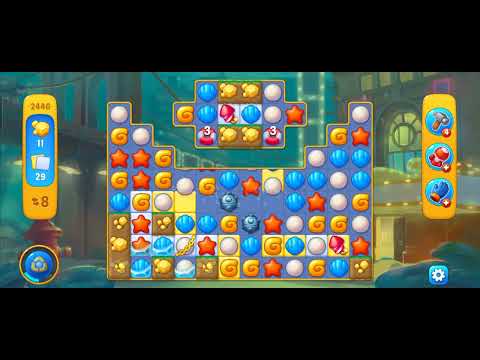 😎Fishdom mobile gaming. #viral #gaming #viralvideo #enjoy #video #fishdom #fish #shorts Level-2446