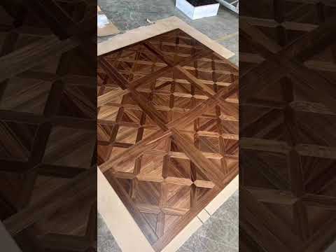 Oak Dusk Grey Parquet Wooden Flooring