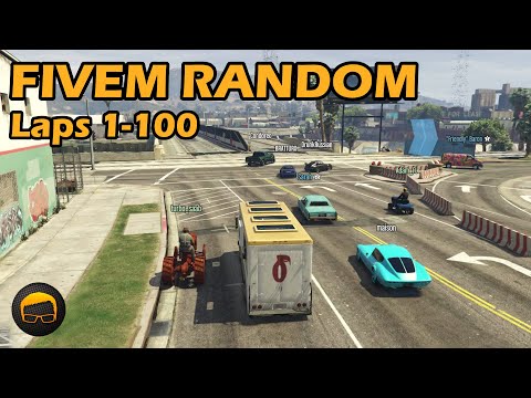 630 Random Cars In 630 Laps! Part 1 (Laps 1-100) - GTA FiveM Random All Of Them №1