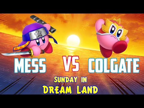 Colgate (Wrestler) vs Mess (Ninja/Magolor/Meta Knight) - Kirby Fighters 2 - Sunday in Dream Land #1
