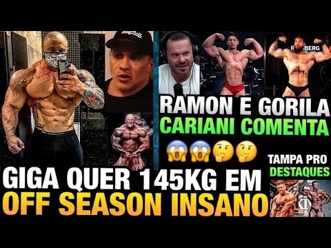 GIGA QUER BATER 145KG - RAMON E GORILA NO EUROPA PRO - CARIANI, ITINHO , JORLAN E CARAMELO COMENTAM