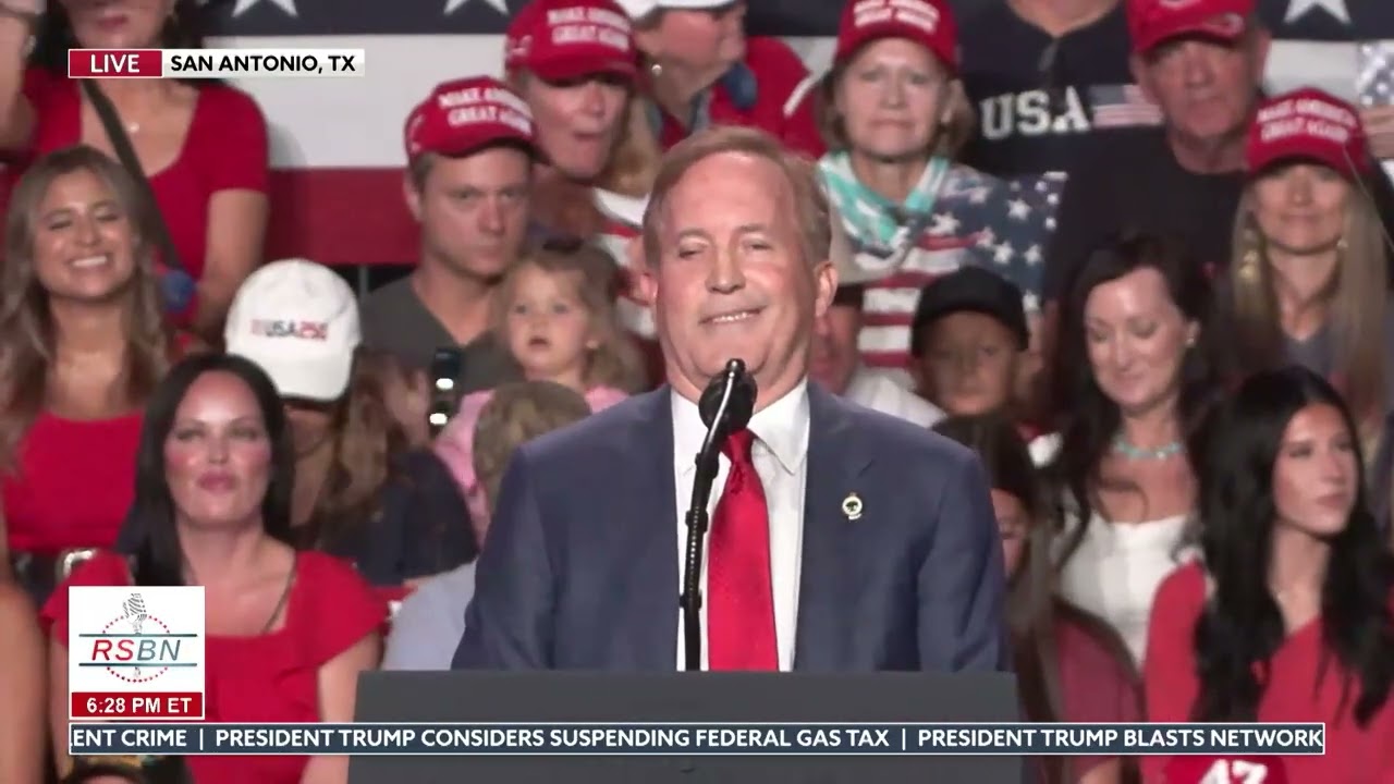 FULL SPEECH: San Antonio Crowd Goes Crazy for Ken Paxton - 10/07/26