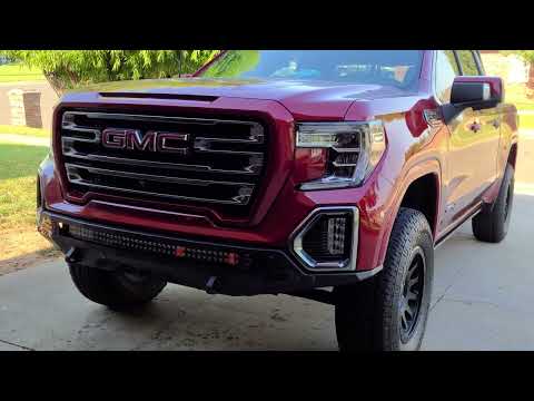 2021 GMC Sierra AT4 -- New Addictive Desert Designs "Stealth Fighter" front bumper