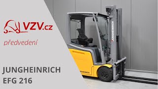 Jungheinrich EFG 216 three-wheel forklift for sale - Image 4 | Forkliftonline Jungheinrich EFG 216 three-wheel forklift | Image 4 - Forkliftonline