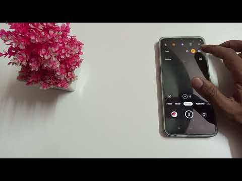 how to set camera photo click timer in OPPO A16