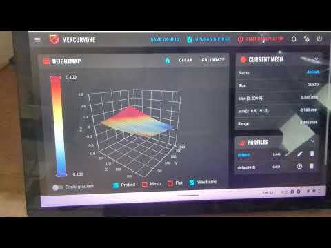 450mm/sec bed mesh calibration with Beacon probe