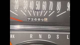 1976 Oldsmobile Toronado Odometer