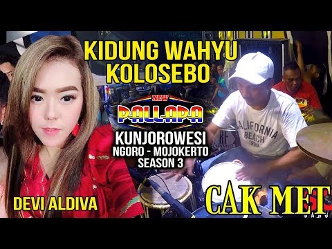 KIDUNG WAHYU KOLOSEBO - DEVI ALDIVA - CAK MET NEW PALLAPA KUNJOROWESI NGORO 2018