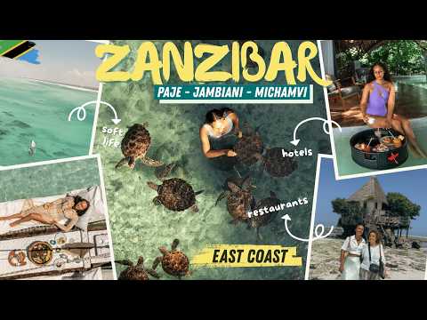 Zanzibar East Coast Guide 🇹🇿 Where to Stay, Eat & Explore | Paje, Jambiani & Michamvi