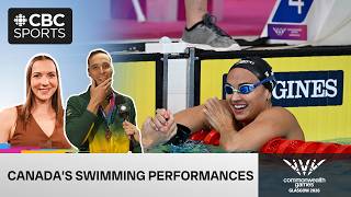 Reacting to Canada's swimming performances in Glasgow + Chad Le Clos CRASHES the show!