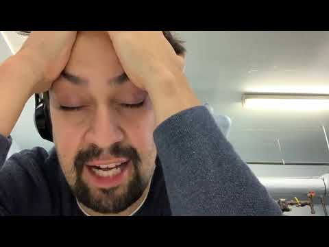 Lin Manuel Miranda rehearsing in the laundry room #2