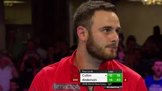 Joe Cullen's matchdarts interruption by a fly @ World Matchplay '18