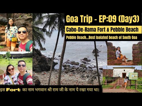 Exploring Cabo De Rama Fort & Pebble Beach | Best Beach of Goa | Must Visit beach of Goa #southgoa