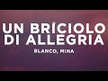 BLANCO, Mina - Un Briciolo Di Allegria (Testo/Lyrics)