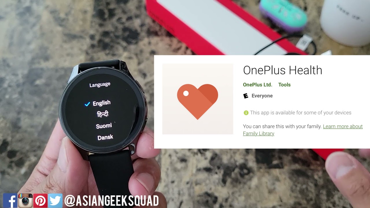 Unboxing and Setup of OnePlus Watch