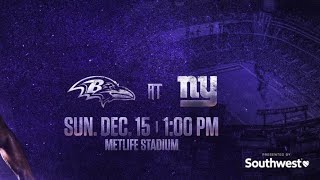 Preview of Week 15 Ravens vs Giants
