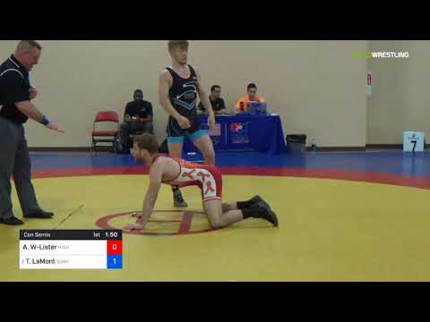 2018 Marine Corps US Open/Senior Men's Greco-Roman 60 Con Semis - Austin Wallace-Lister (High) Vs.