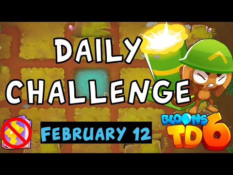 Bloons TD 6 Daily Challenge | Virgas01's Challenge | No Hero No MK No Powers | February 12 2023