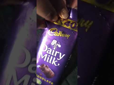 Unboxing 40₹ dairy milk chocolate🍫