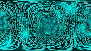 4K Abstract Loop Vr 360 Color Wormhole Techno Tunnel Ambient HD Video Loop Background Scene UHD