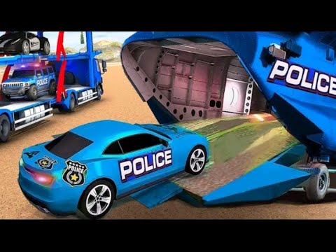 Off Road Simulator,Transporting Police Vehicles in Cargo Plane,Mr BM Android Gameplay