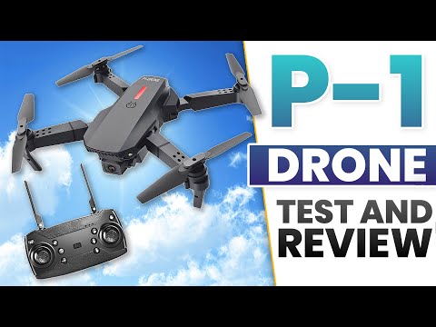 , title : 'New P1 Drone with WiFi FPV | Test and Review of a Successor of Mini E88 Drone 2021'