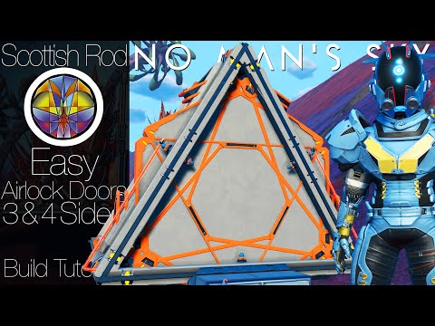 Pre-Update - 3 & 4 Sided Airlock Doors - New Version link Below - No Man's Sky - NMS Scottish Rod