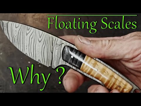 Floating Wood Slabs and Why! Knifemaking tips and tricks