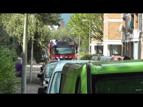 13-09-08 Prio 1 Woningbrand - Eendrachtsweg (Gouda)