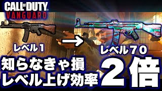 絶対に知らないと損します！マルチでもゾンビでも使えるレベル上げを２倍速くする方法！！【COD:V】