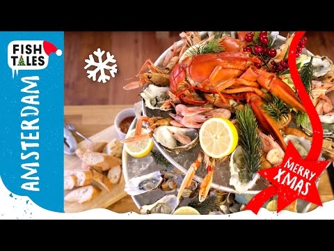 How to make a Royal SEAFOOD Platter | Plateau de fruits de mer (Christmas) recipe | Bart van Olphen