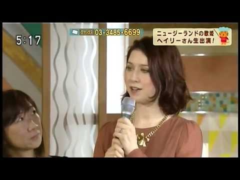 Hana Wa Saku - and interview - Hayley Westenra ヘイリー on TV in Japan